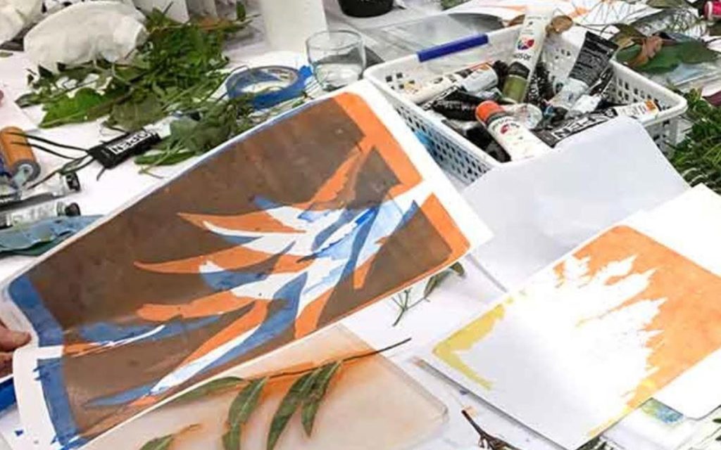Atelier de printare creativă Gelli Print cu artistul vizual Agata Secelean @ Centrul Cultural Reduta