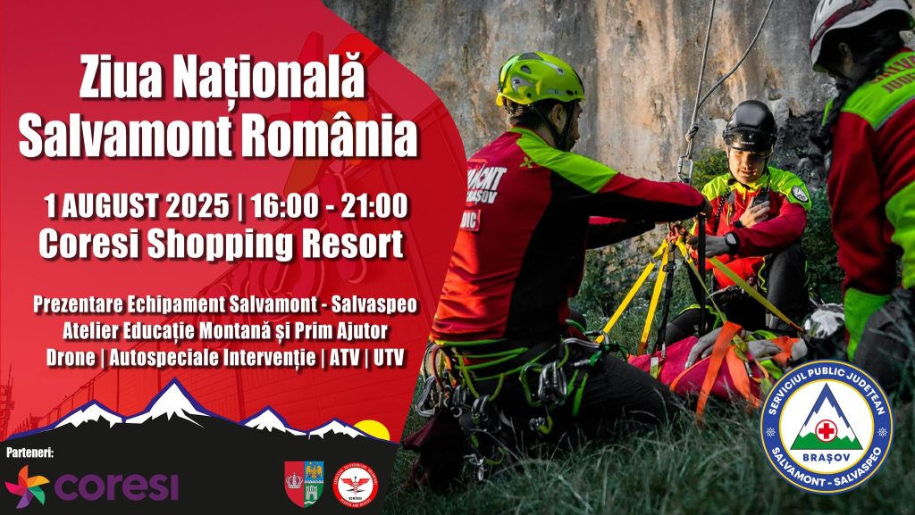 Ziua Națională Salvamont România @ Coresi Shopping Resort