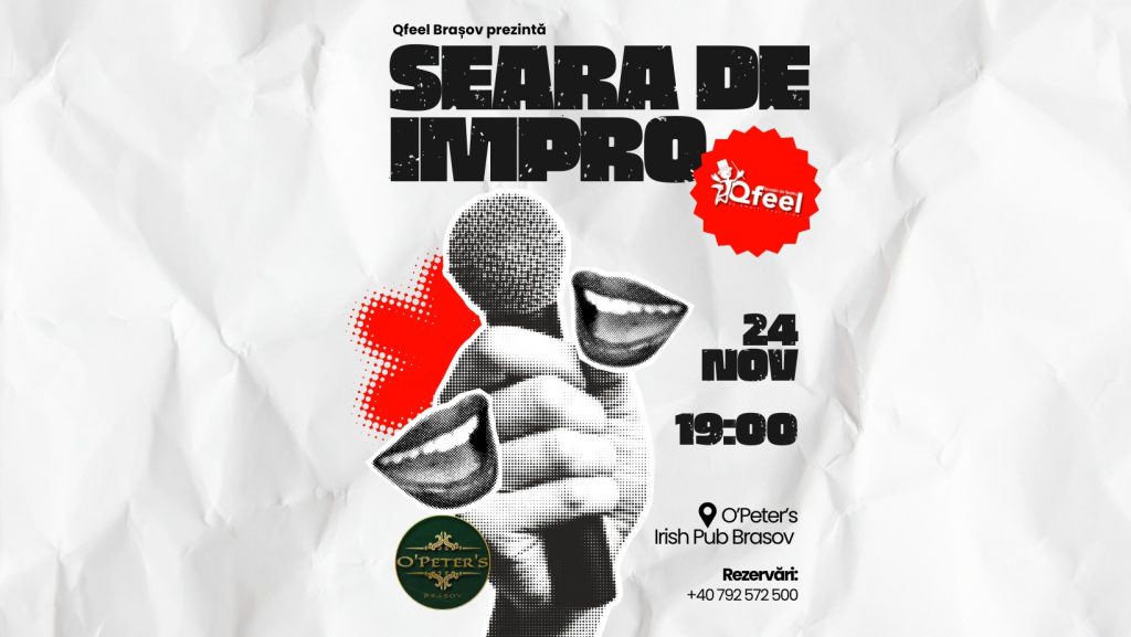 Seara de IMPRO by Qfeel Brașov @ O’Peter’s Irish Pub
