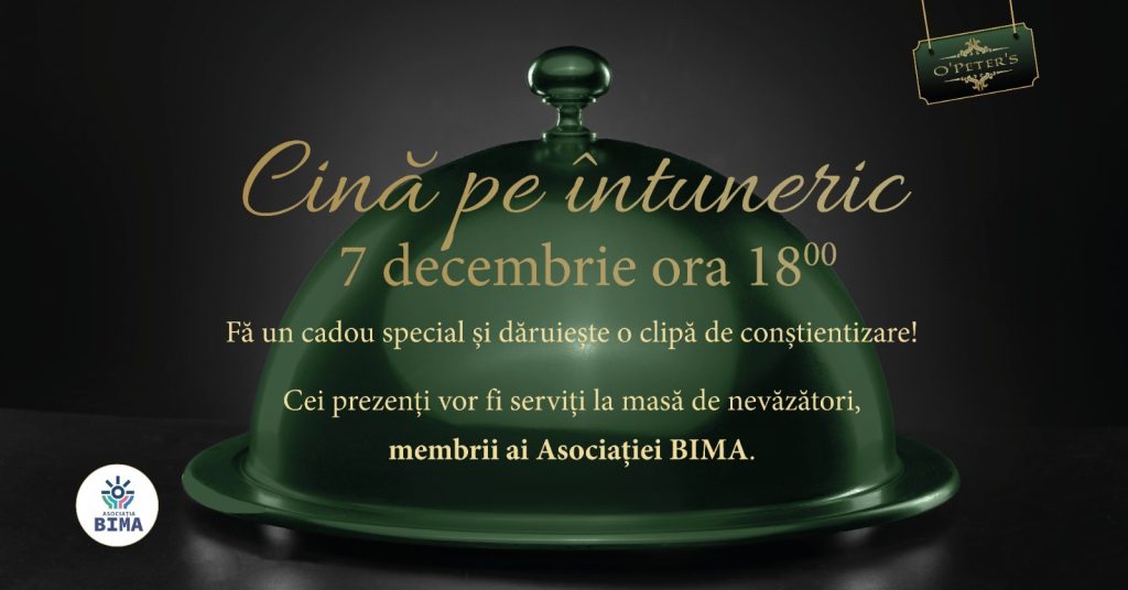 Cină pe întuneric @ O’Peter’s Irish Pub Brașov