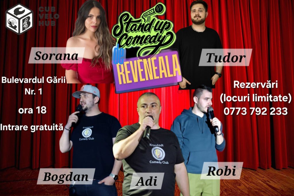 Stand-up de reveneală cu Kronstadt Comedy Club @ Cub Velo Hub