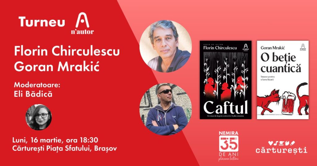 Turneu n’autor: Florin Chirculescu și Goran Mrakić @ Cărturești Brașov