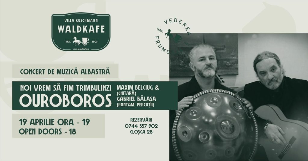 Concert de Muzică Albastră – Ouroboros – Maxim Belciug & Gabriel Bălașa @ Waldkafe