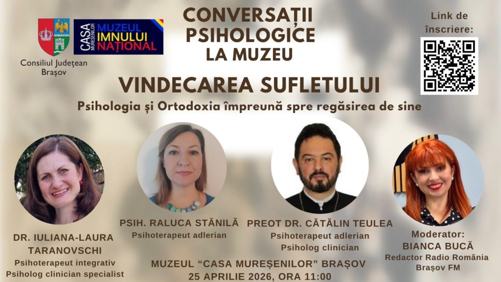 Conversații Psihologice la Muzeu @ Muzeul „Casa Mureșenilor” din Brașov