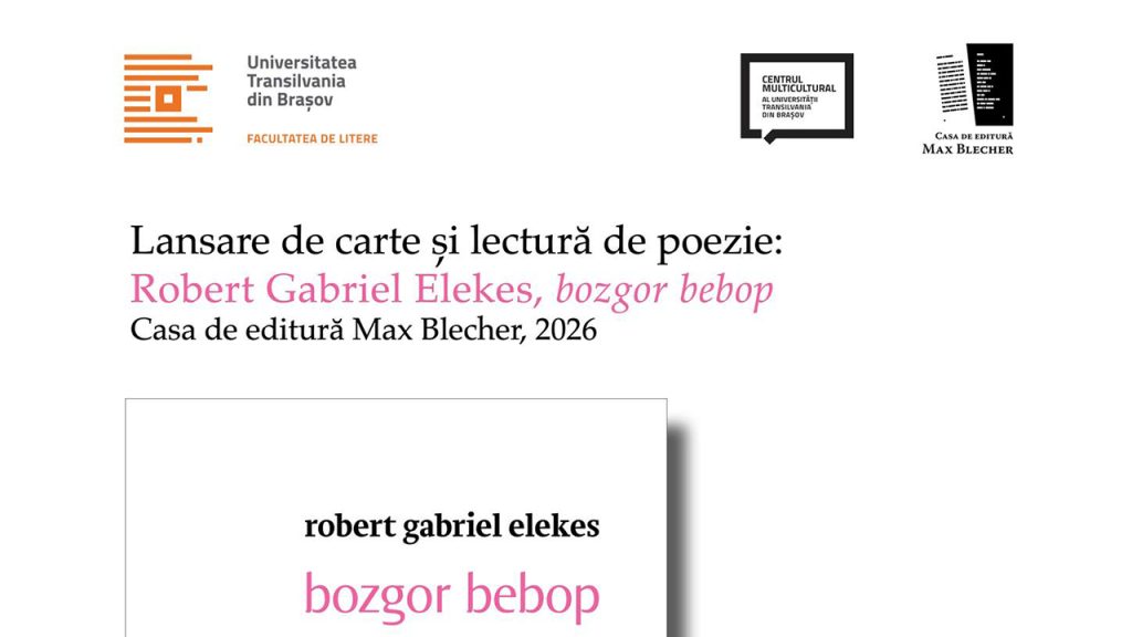 Robert Gabriel Elekes – Lansare carte @ Centrul Multicultural al Universității Transilvania din Brașov