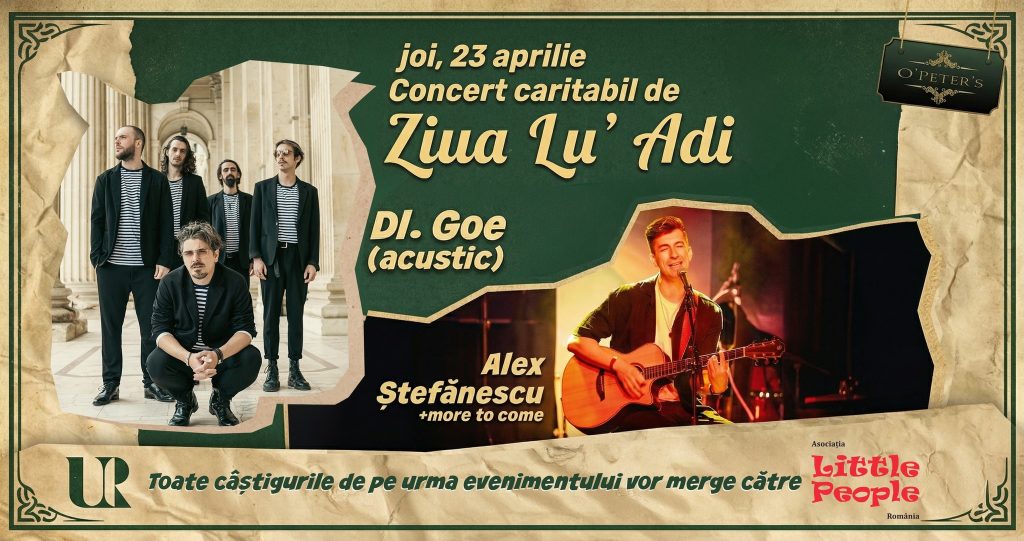 Concert Caritabil – Dl. Goe și Alex Ștefănescu @ O’Peter’s Irish Pub Brașov
