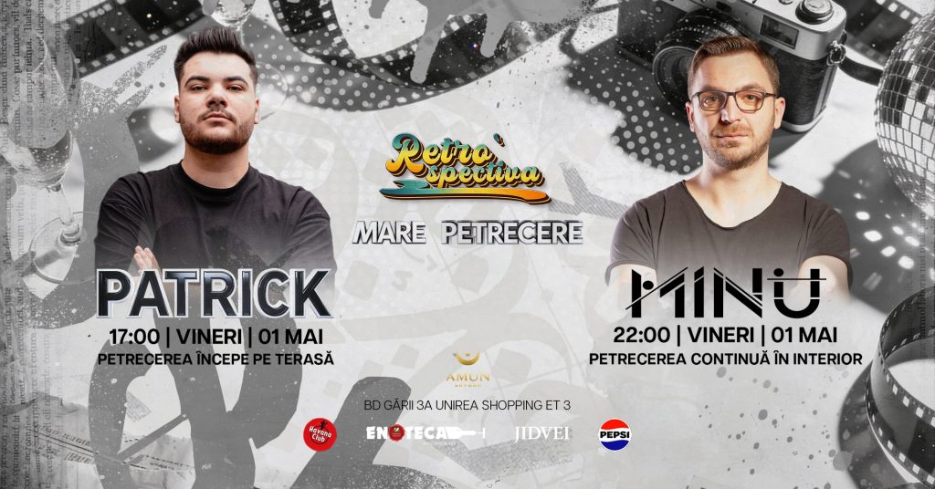 RETROspectiva – Mare Petrecere de 1 Mai @ Amun Skybar