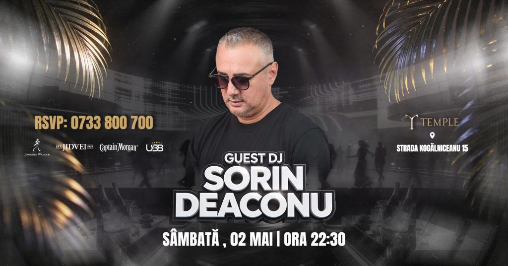 Guest DJ Sorin Deaconu @ Temple Club
