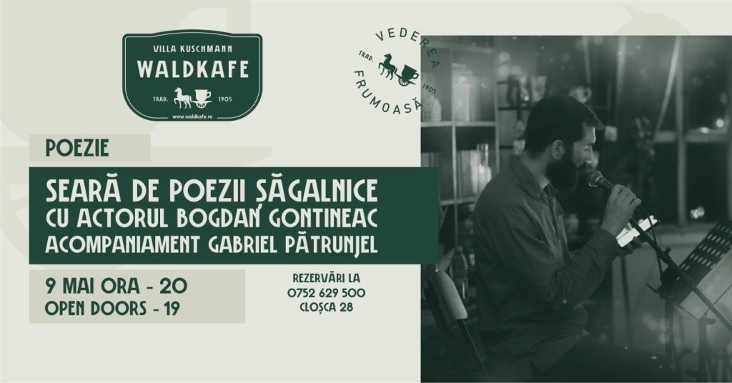 Seară de Poezii Șăgalnice cu Bogdan Gontineac & Gabriel Pătrunjel @ Waldkafe
