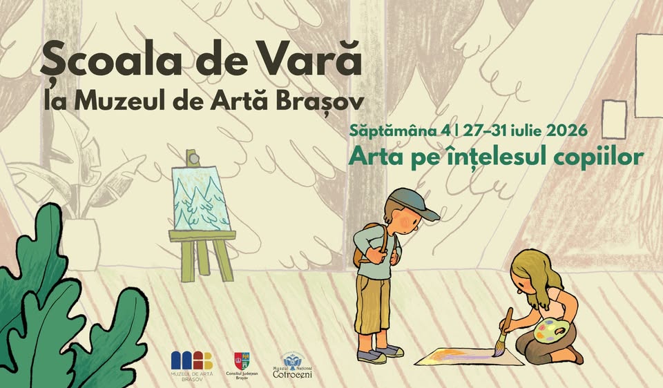 𝐒𝐎𝐋𝐃 𝐎𝐔𝐓 | Școala de Vară la MAB | 27–31 iulie 2026 | Arta pe înțelesul copiilor