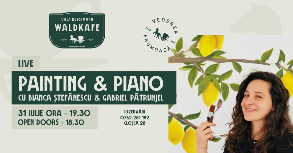 Live Painting & Piano • Bianca Ștefănescu & Gabriel Pătrunjel