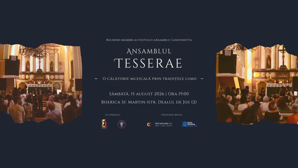 Concert Ansamblul Tesserae: O călătorie muzicală prin tradițiile lumii @ Biserica Sf. Martin