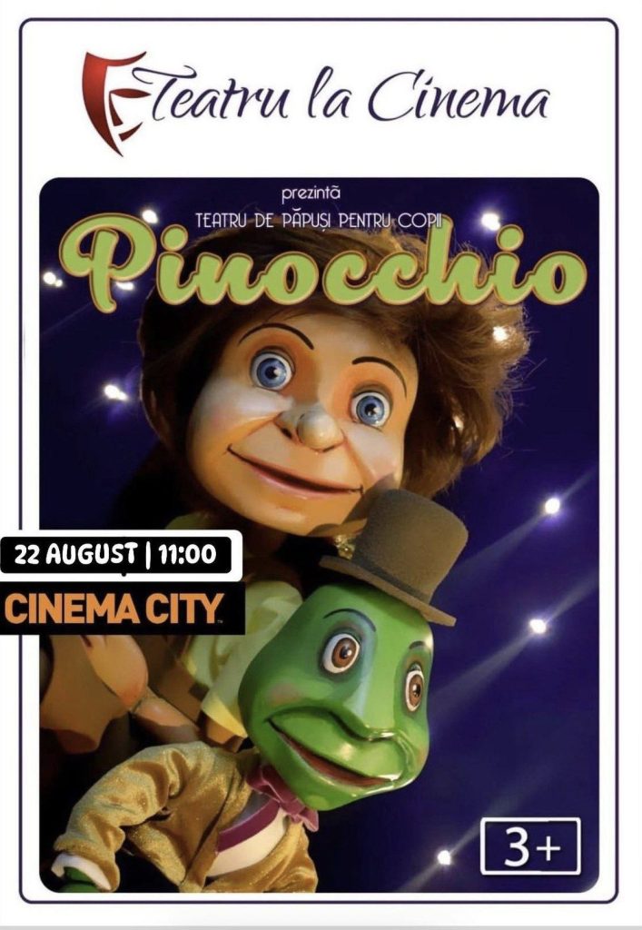 Pinocchio – teatru pentru copii la CINEMA CITY