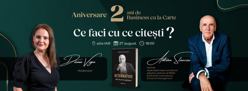 De ce mai citim? — 2 ani de Business ca la Carte @ Sala IAR