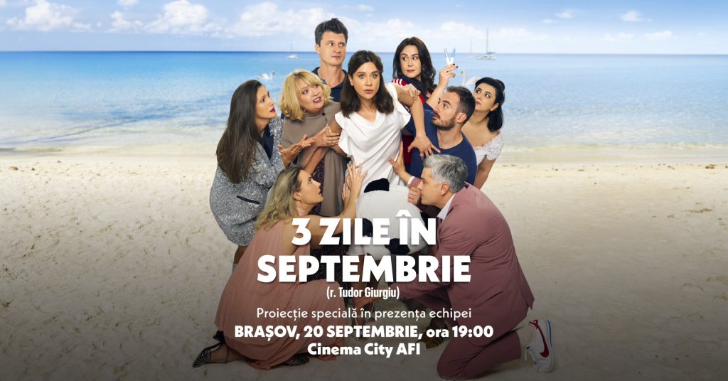 3 ZILE ÎN SEPTEMBRIE – PROIECȚIE SPECIALĂ ÎN PREZENȚA ECHIPEI LA BRAȘOV (CINEMA CITY AFI)